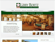 Tablet Screenshot of libbybortzassistedliving.com